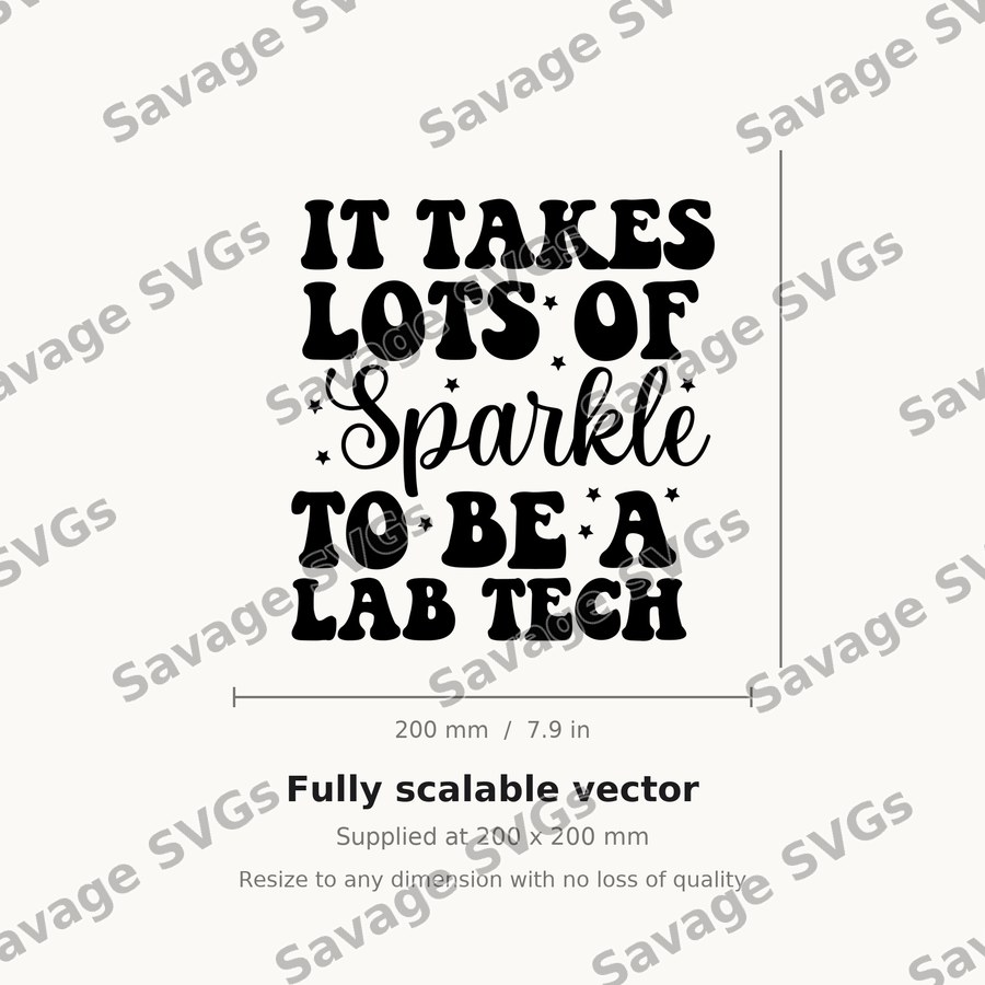It Takes Lots Of Sparkle To Be A Lab Tech