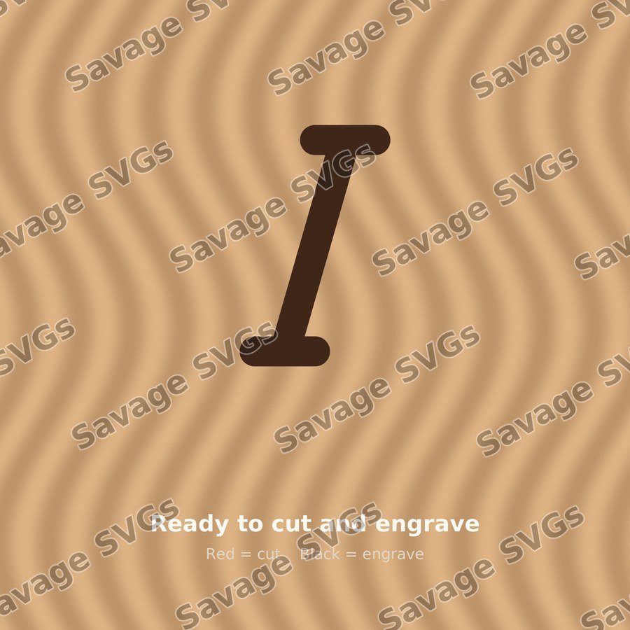 Italic Letter I