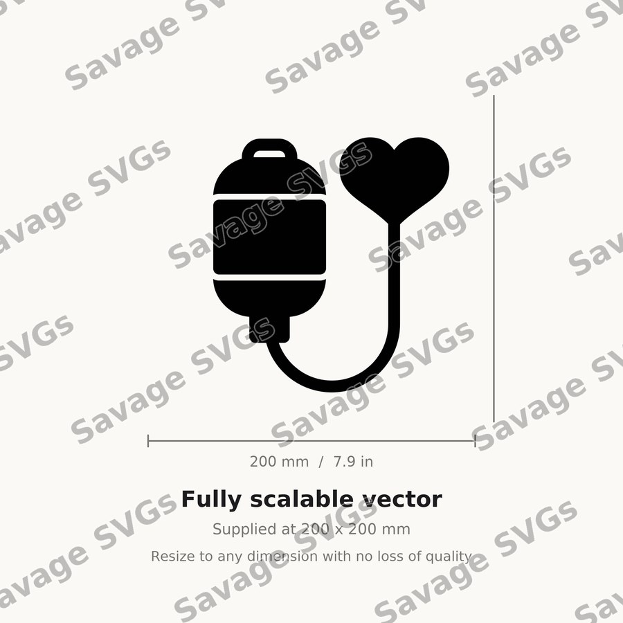IV Bag With Heart