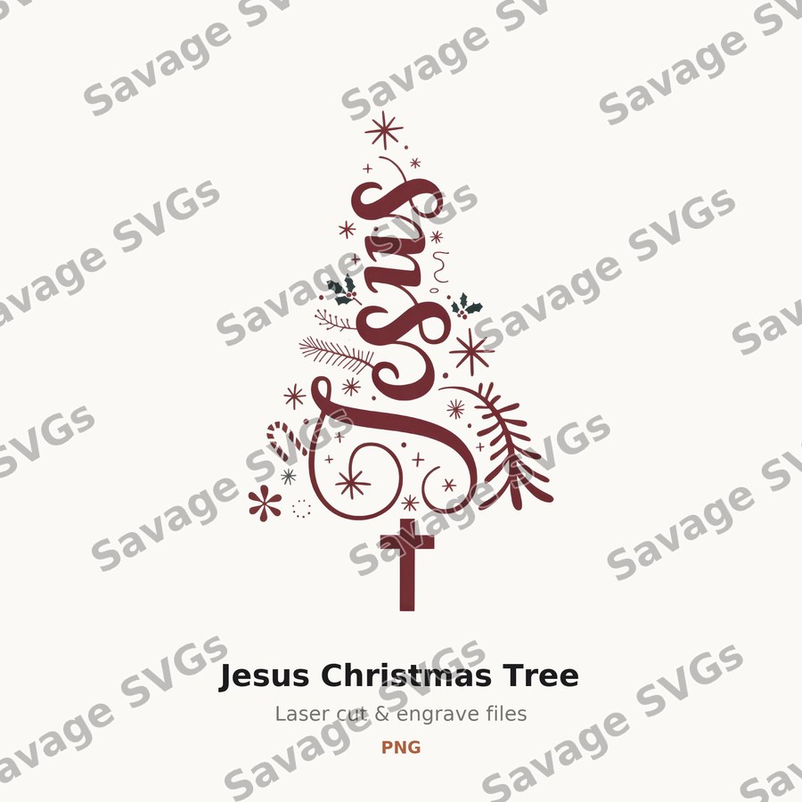 Jesus Christmas Tree