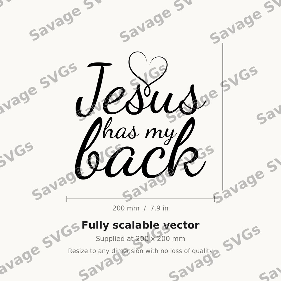 Jesus Has My Back