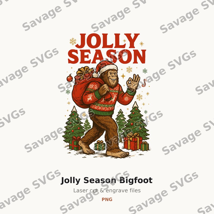 Jolly Season Bigfoot