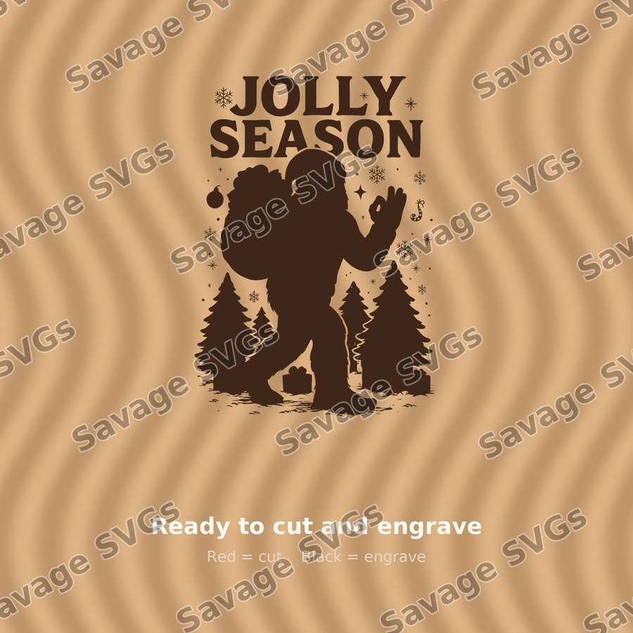Jolly Season Bigfoot