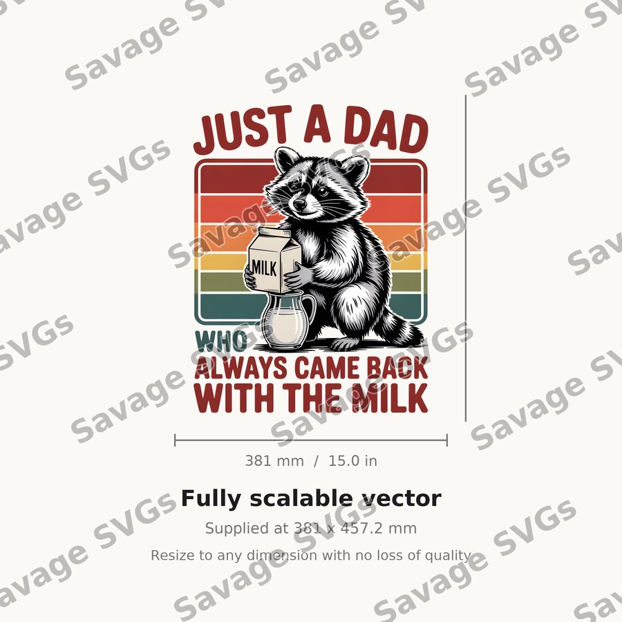 Just A Dad Who Came Back With The Milk