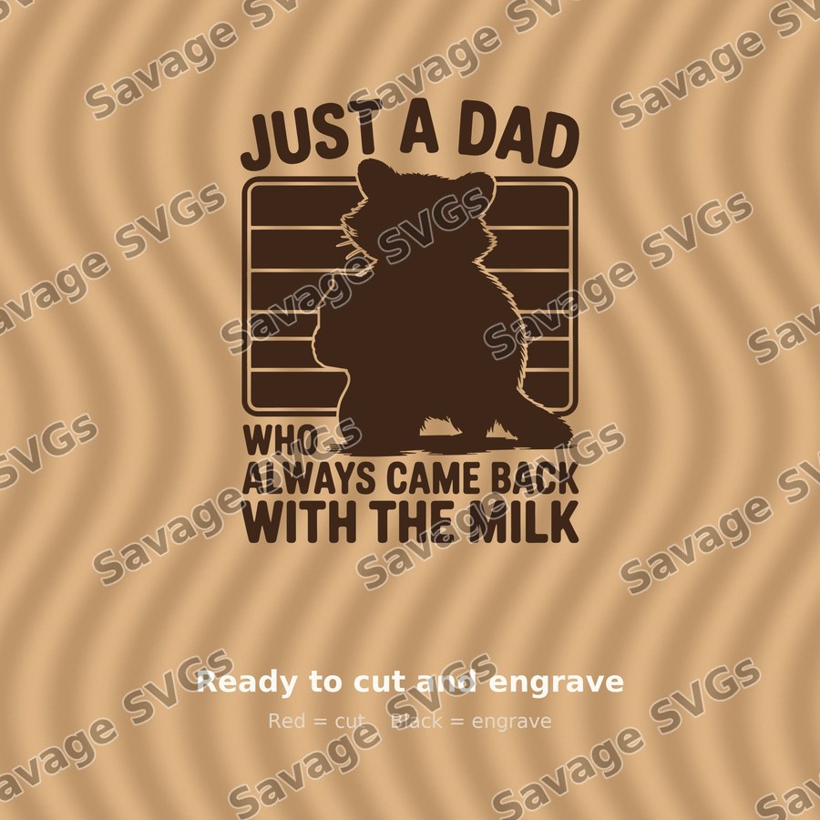 Just A Dad Who Came Back With The Milk