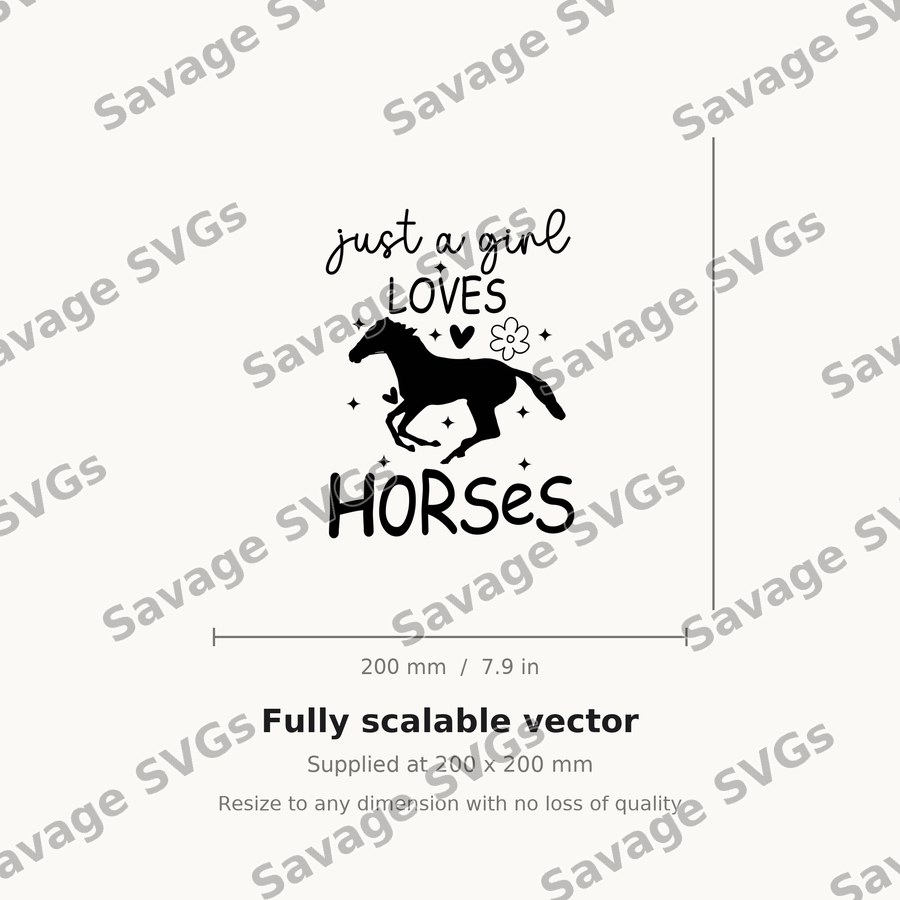 Just A Girl Loves Horses