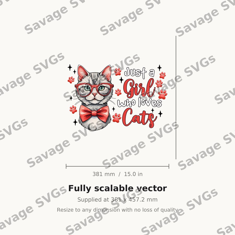 Just A Girl Who Loves Cats