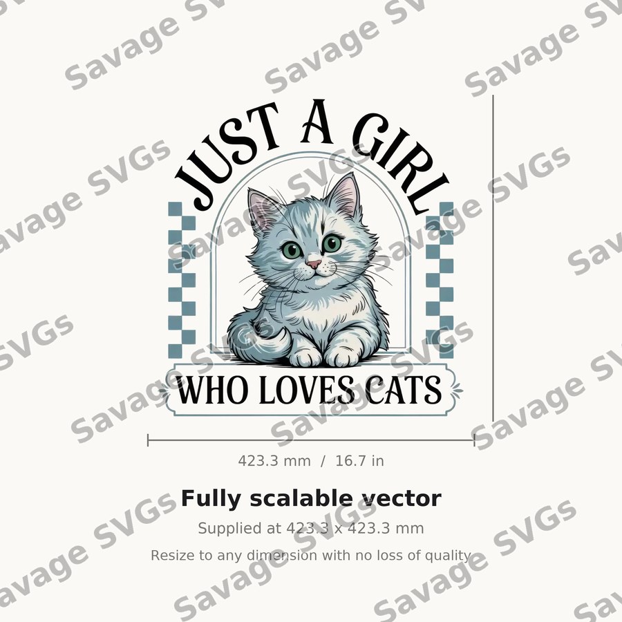 Just A Girl Who Loves Cats