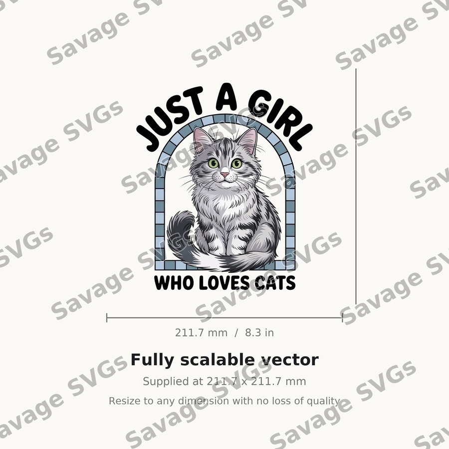 Just A Girl Who Loves Cats