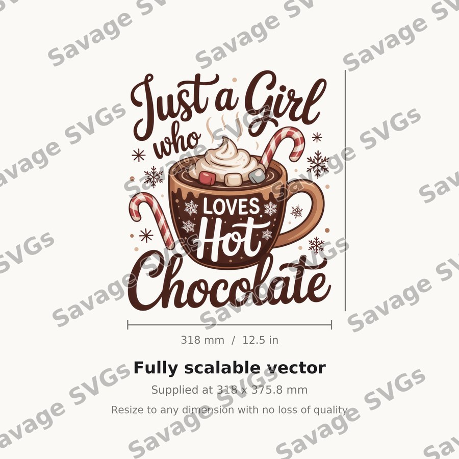 Just A Girl Who Loves Hot Chocolate