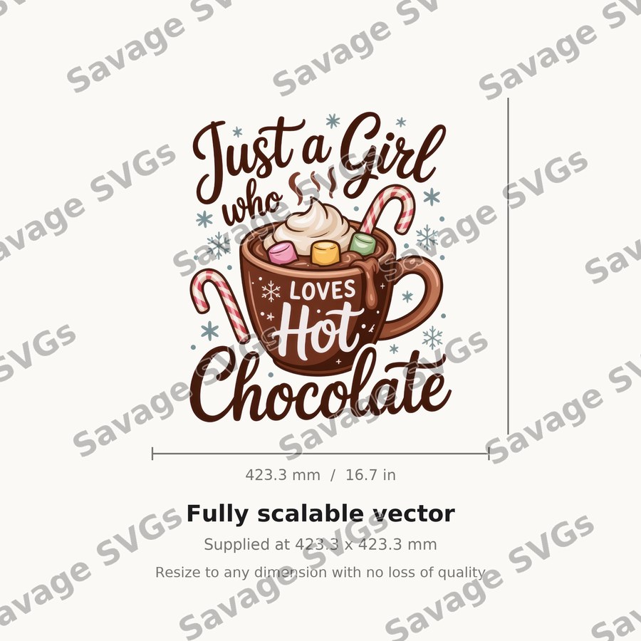 Just A Girl Who Loves Hot Chocolate