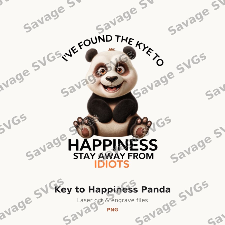 Key to Happiness Panda