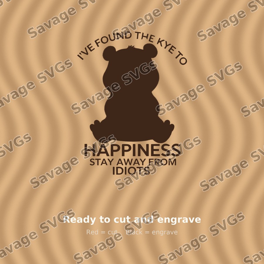 Key to Happiness Panda