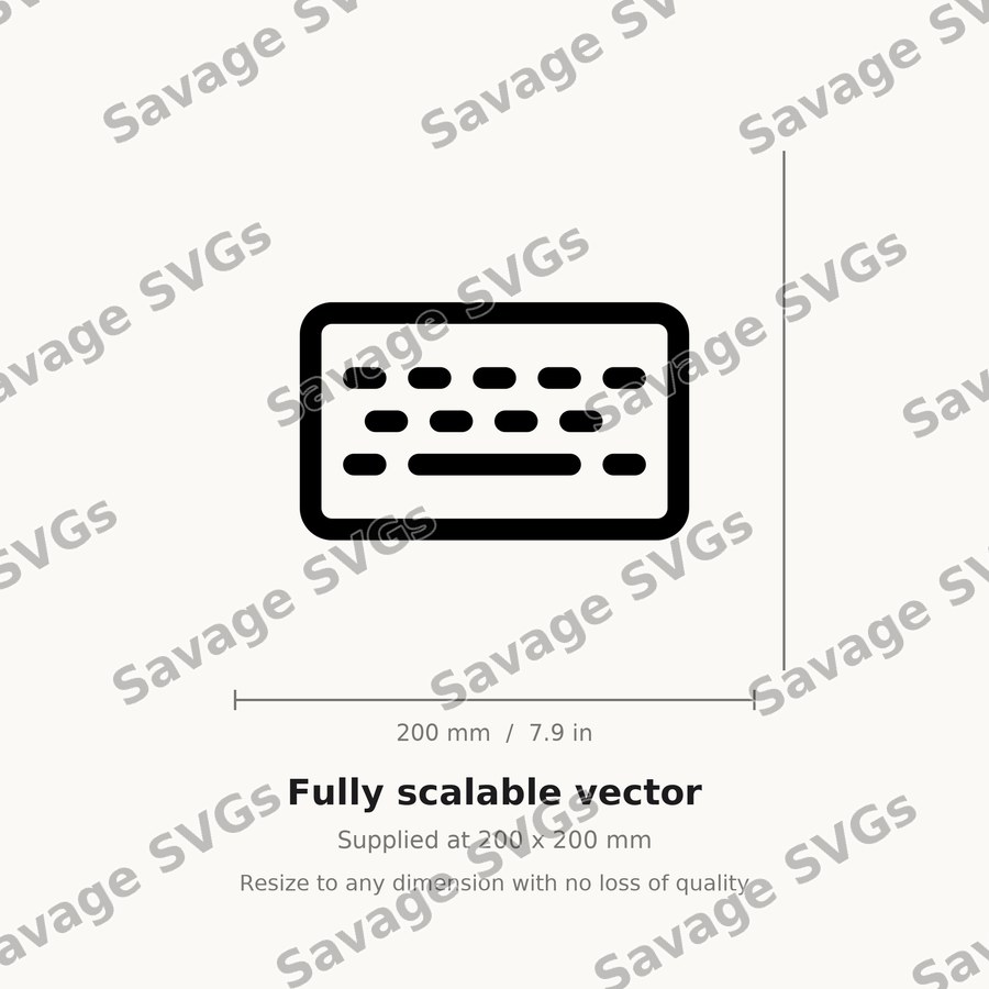 Keyboard Outline
