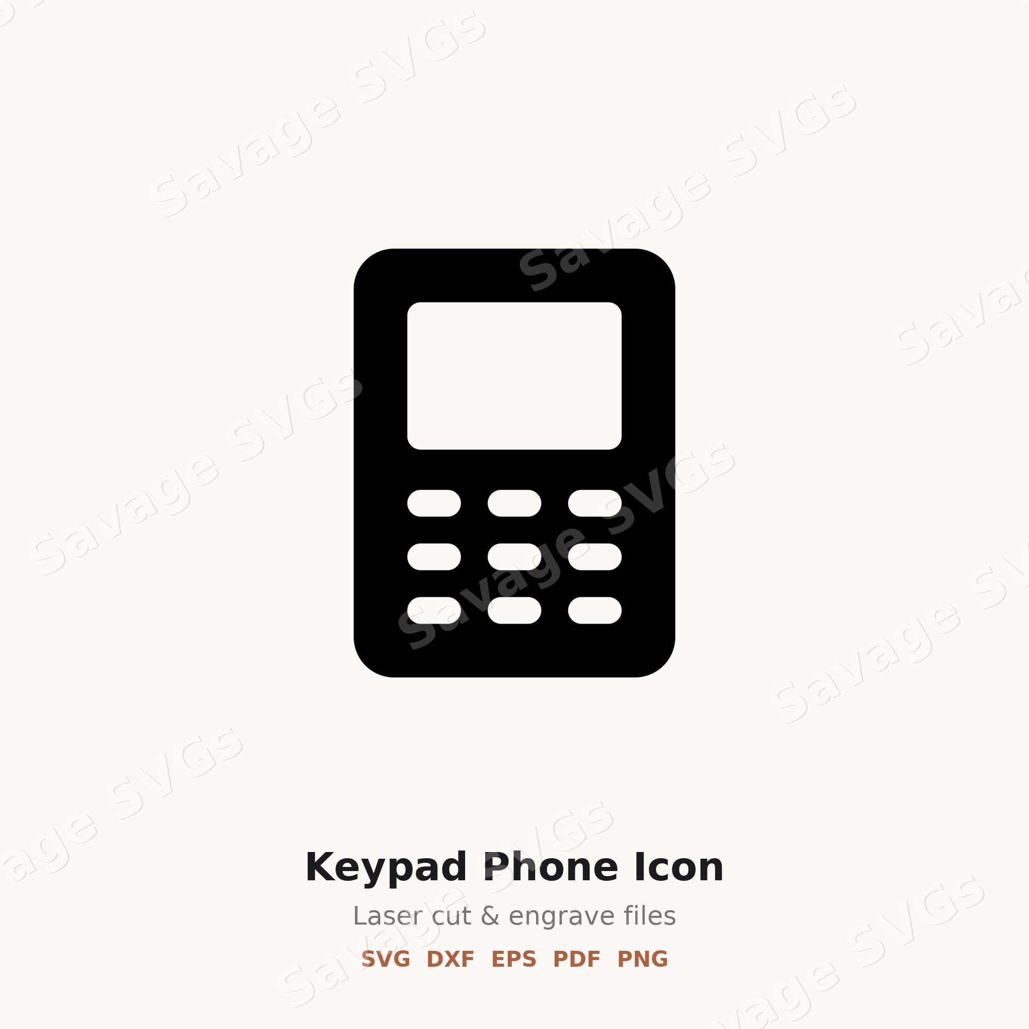 Keypad Phone Icon