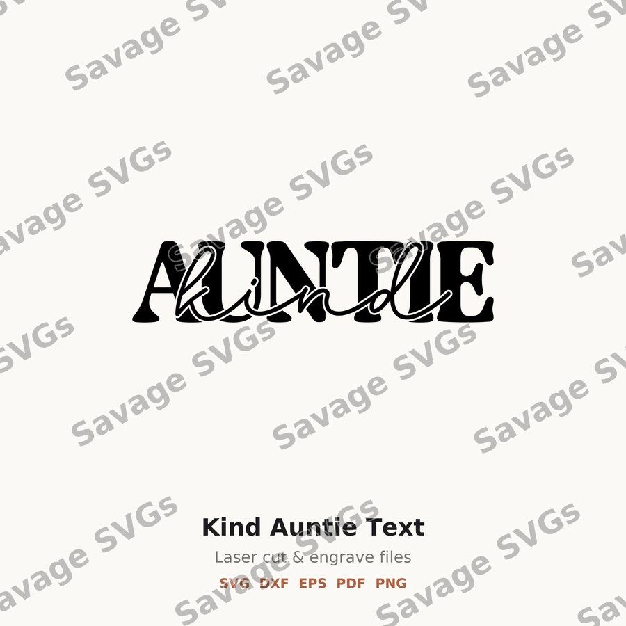 Kind Auntie Text