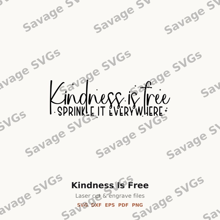 Kindness Is Free