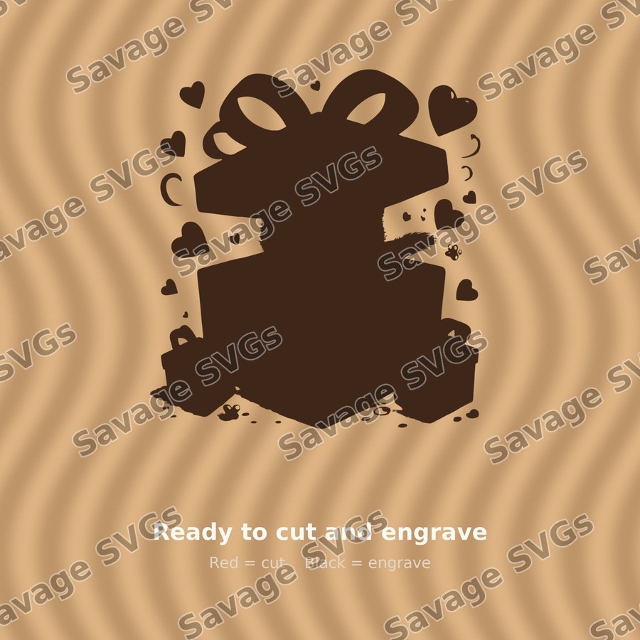 Kitten In Gift Box
