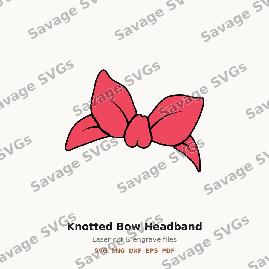 Knotted Bow Headband