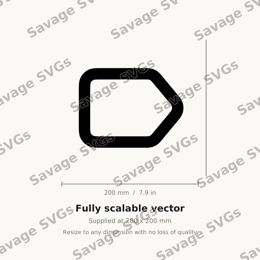 Price Tag Outline