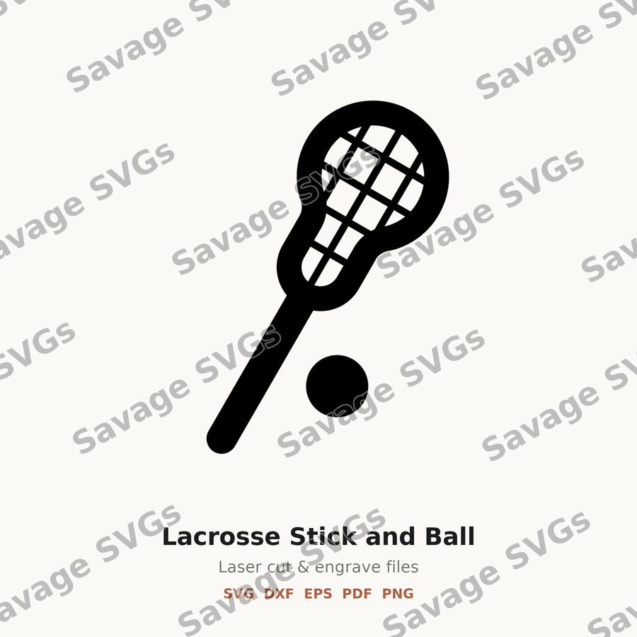 Lacrosse Stick and Ball