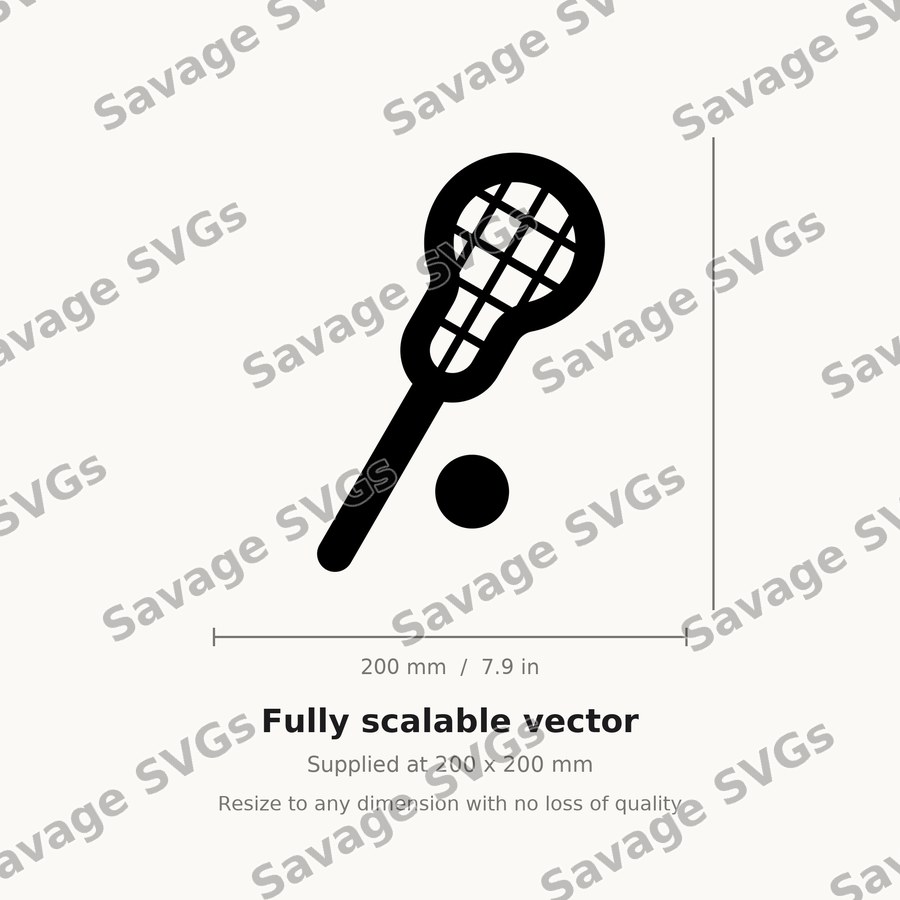 Lacrosse Stick and Ball