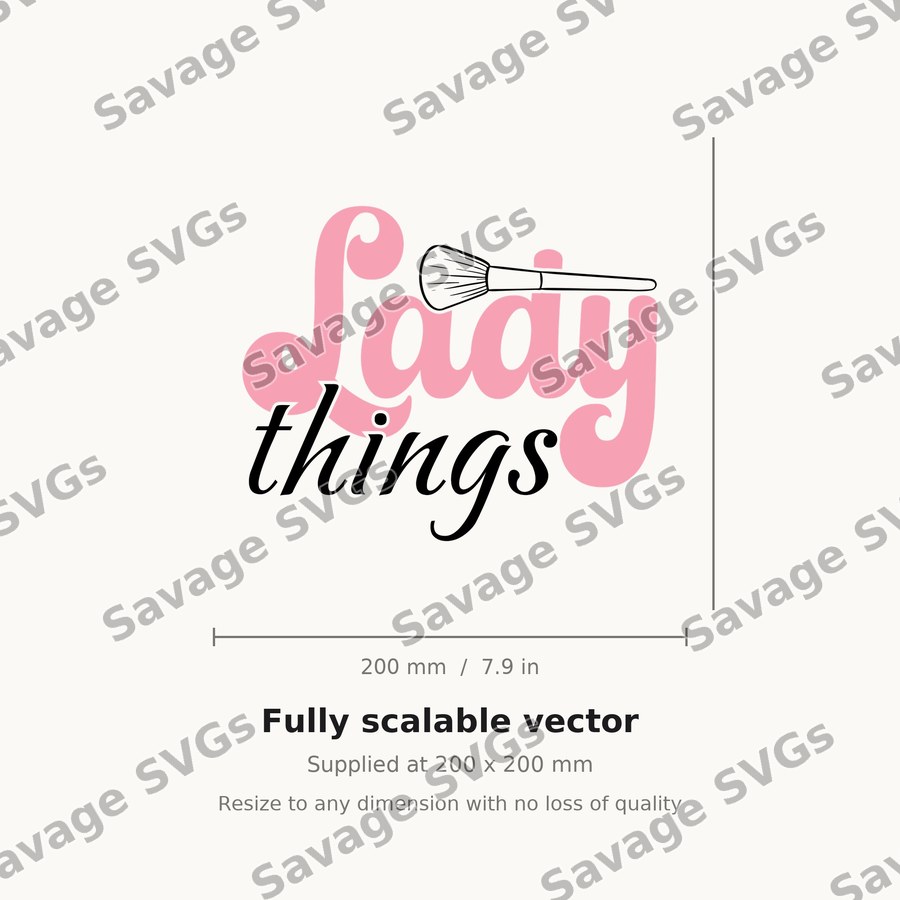 Lady Things Lettering