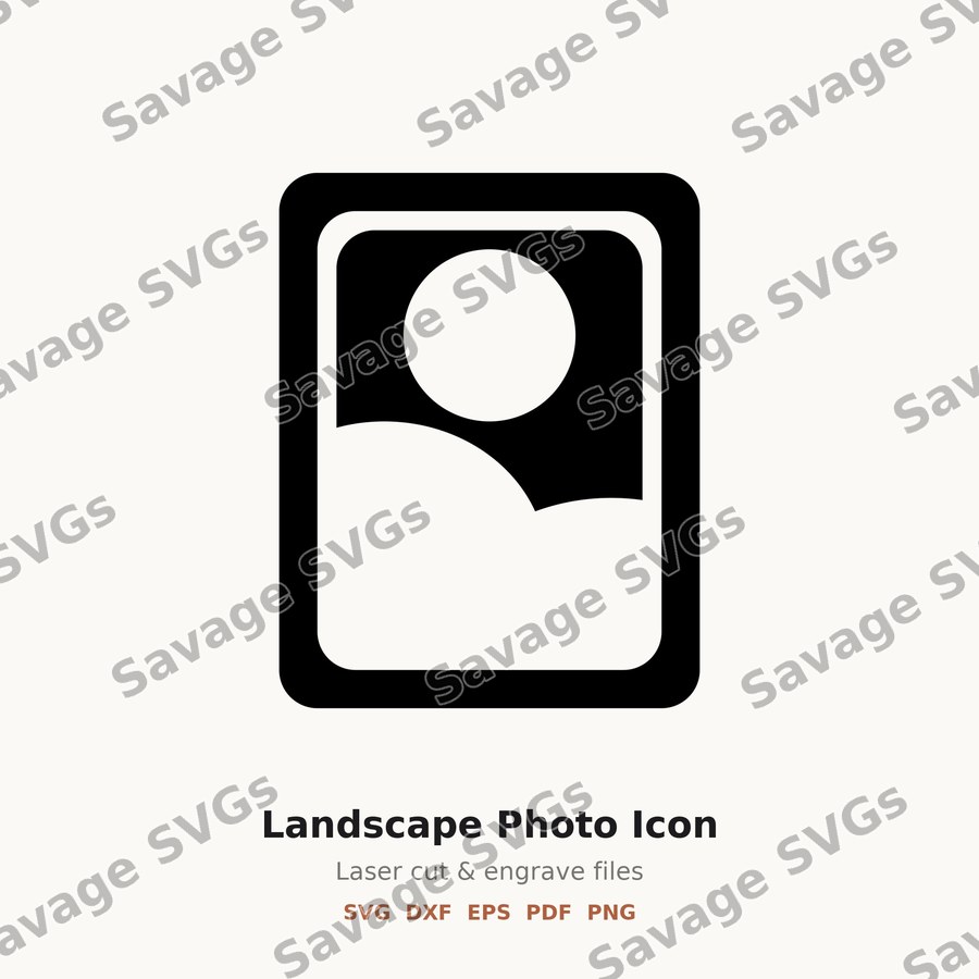 Landscape Photo Icon