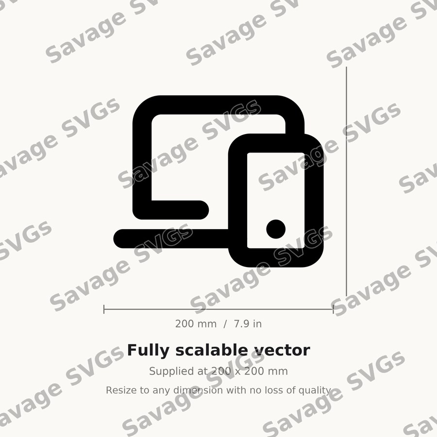 Laptop And Phone Icon