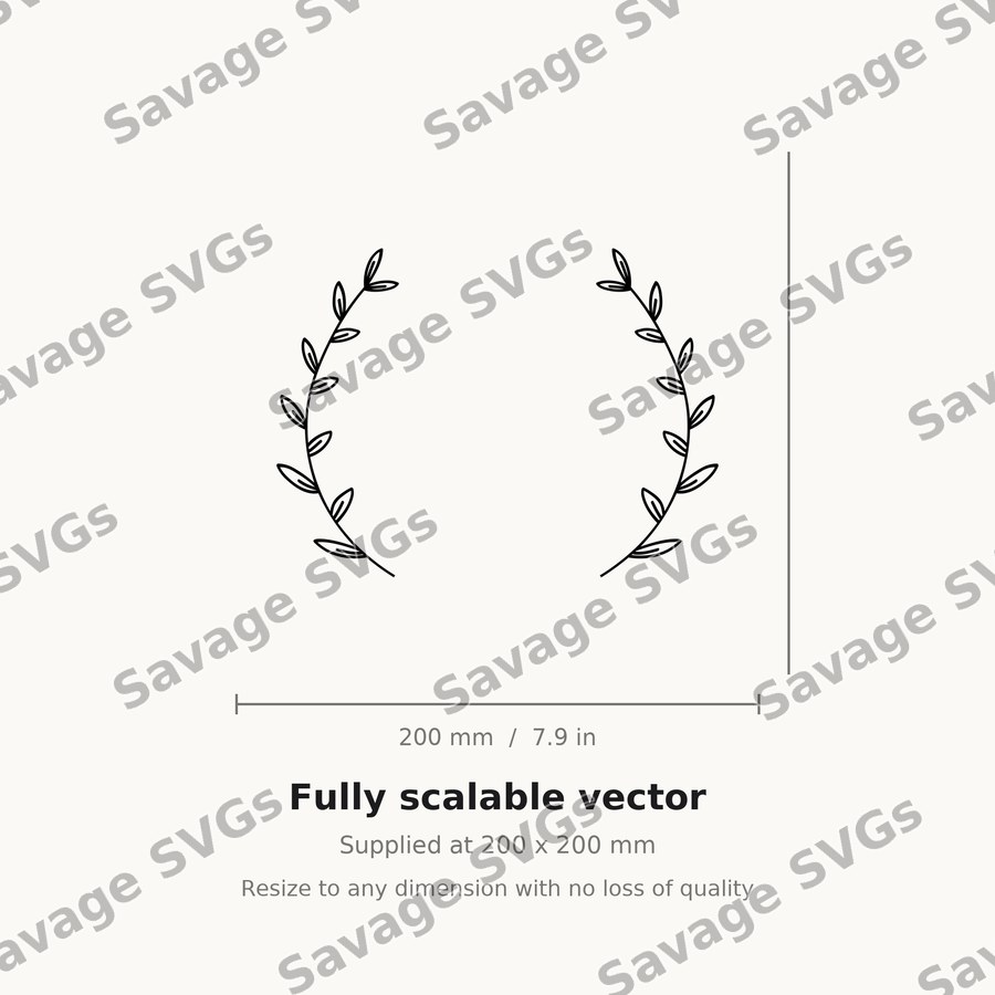 Laurel Wreath Frame