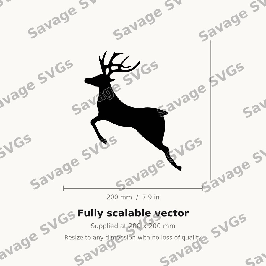 Leaping Stag