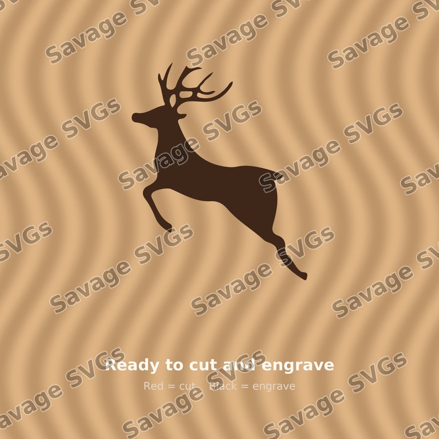 Leaping Stag