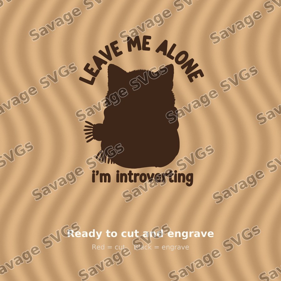 Leave Me Alone Introvert Cat