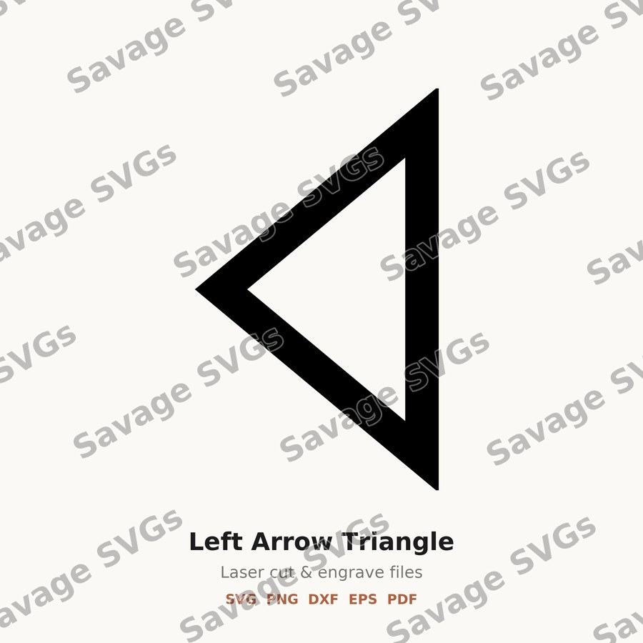 Left Arrow Triangle