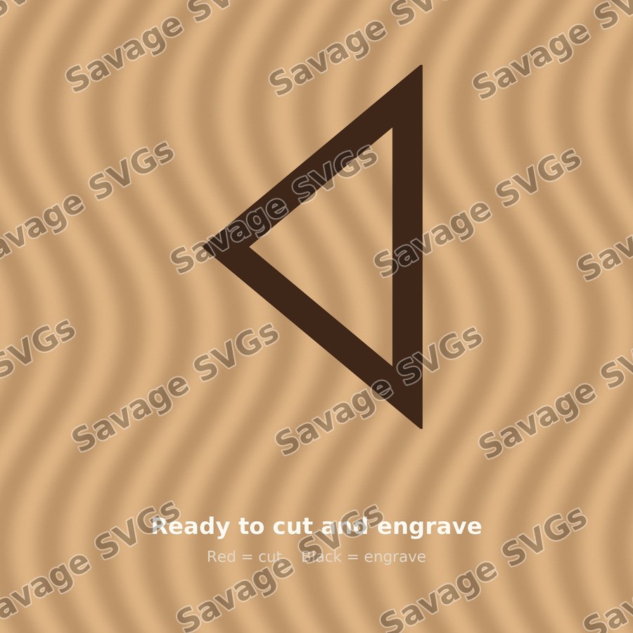 Left Arrow Triangle