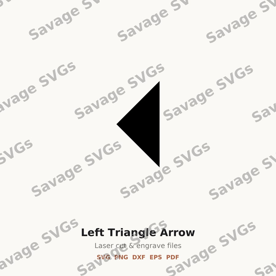 Left Triangle Arrow