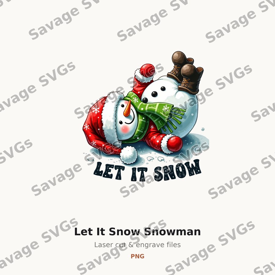 Let It Snow Snowman