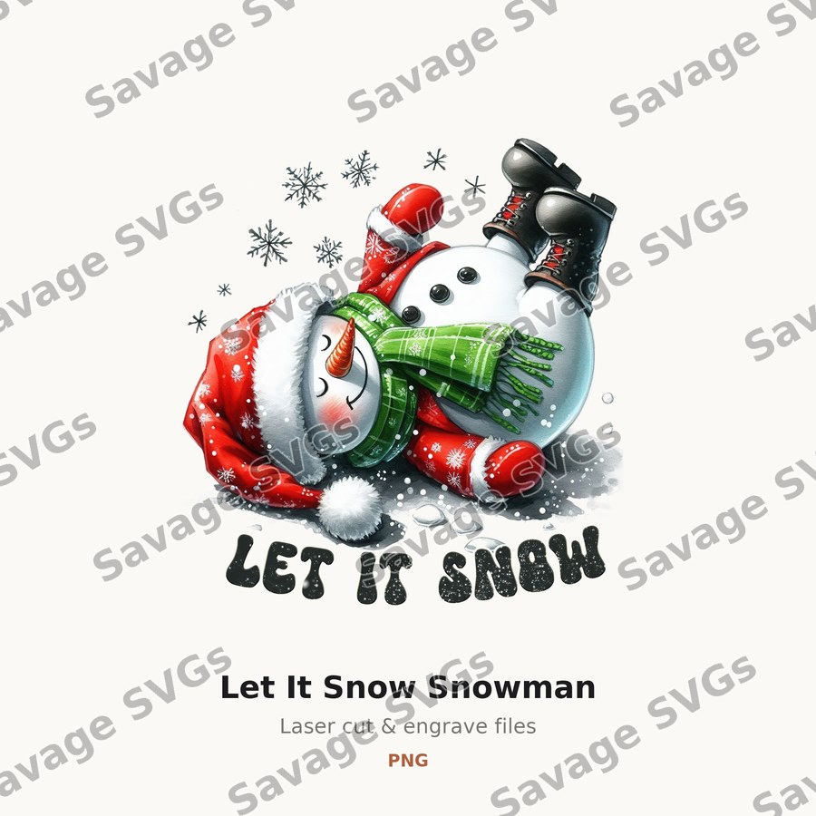 Let It Snow Snowman