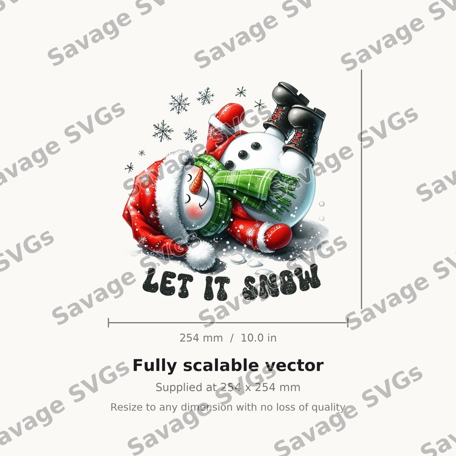 Let It Snow Snowman