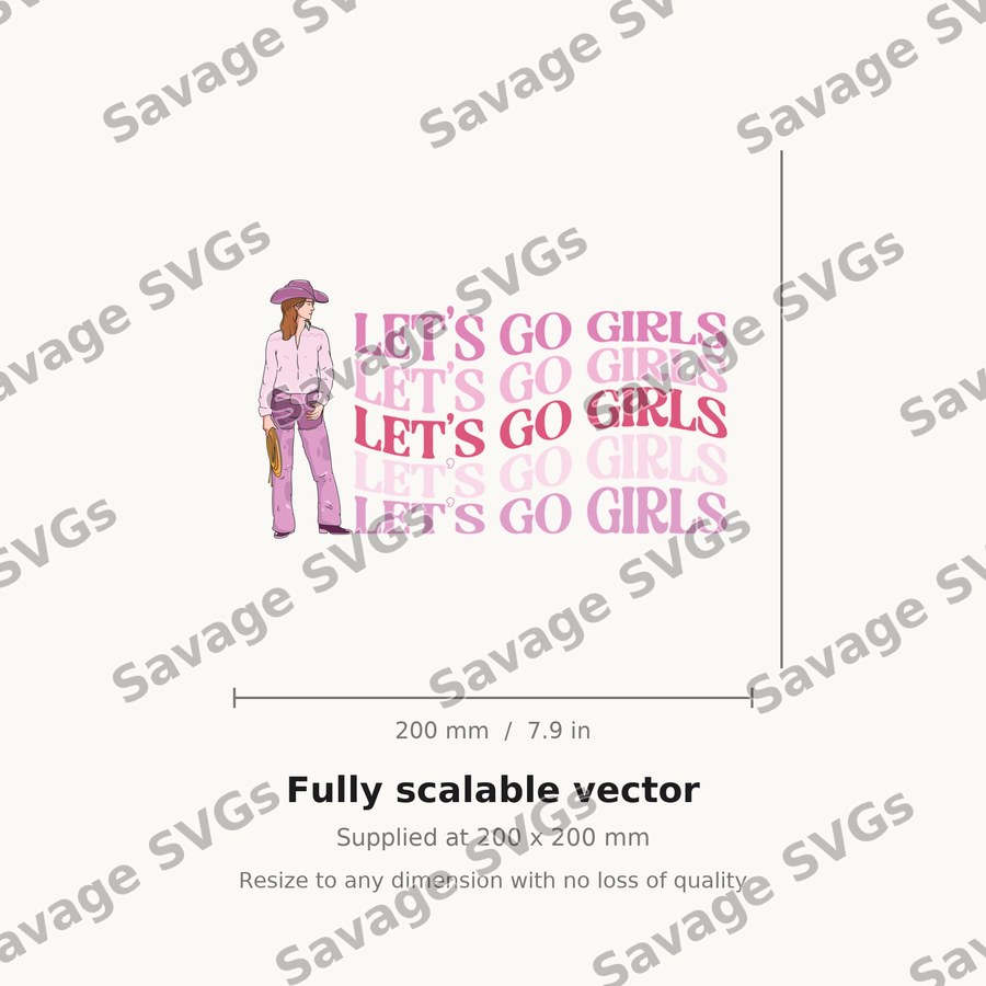 Let's Go Girls Cowgirl