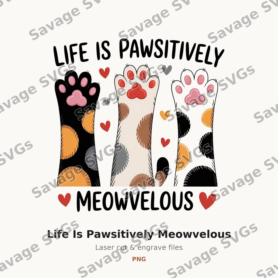 Life Is Pawsitively Meowvelous