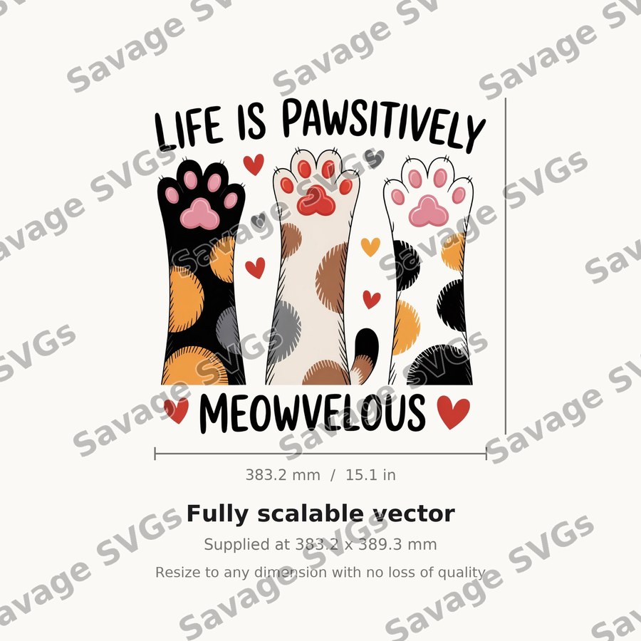Life Is Pawsitively Meowvelous