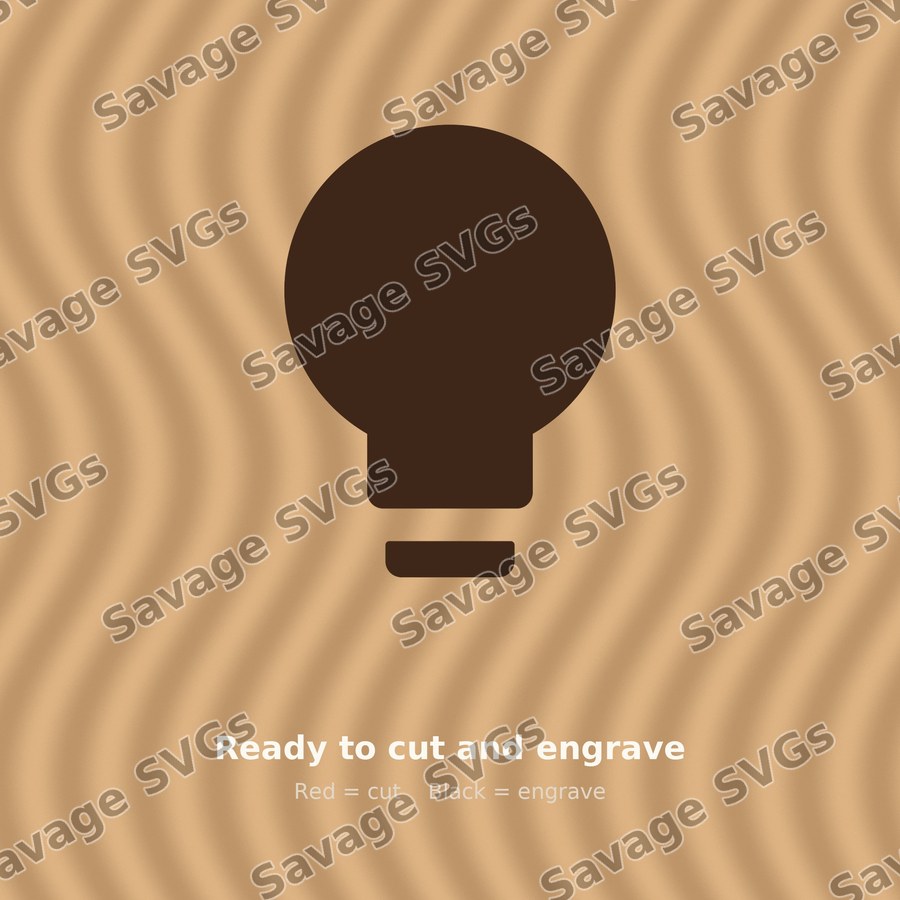Light Bulb Silhouette