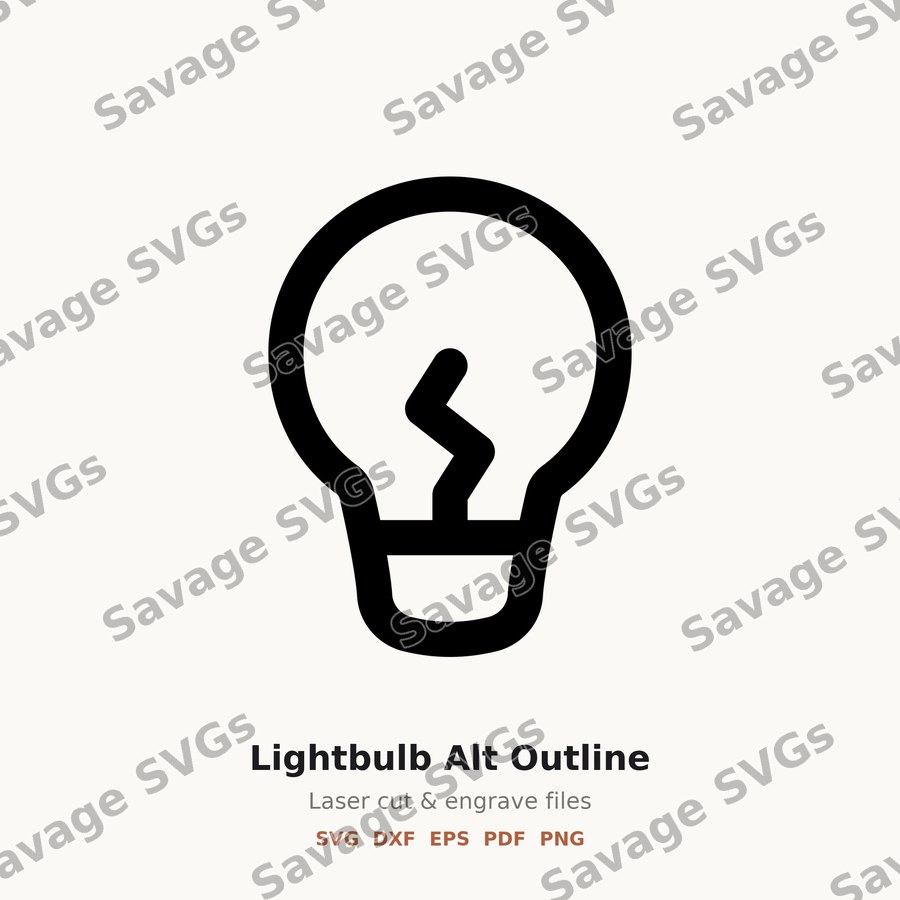 Lightbulb Alt Outline