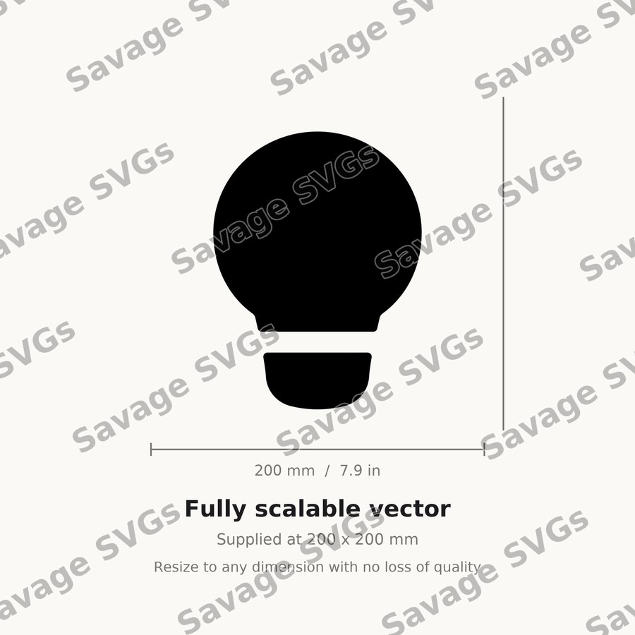 Lightbulb Solid