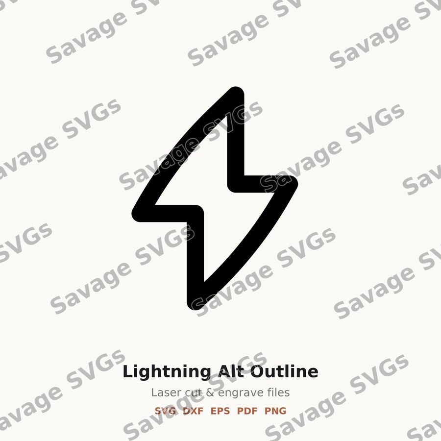 Lightning Alt Outline