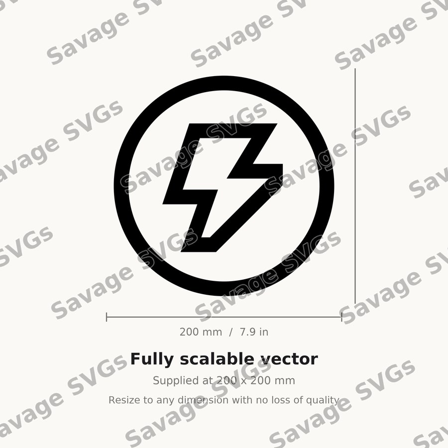 Lightning Bolt Circle