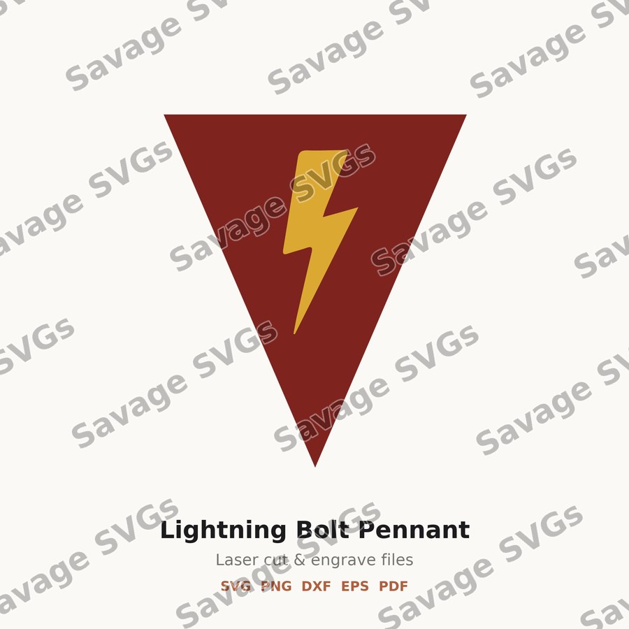 Lightning Bolt Pennant