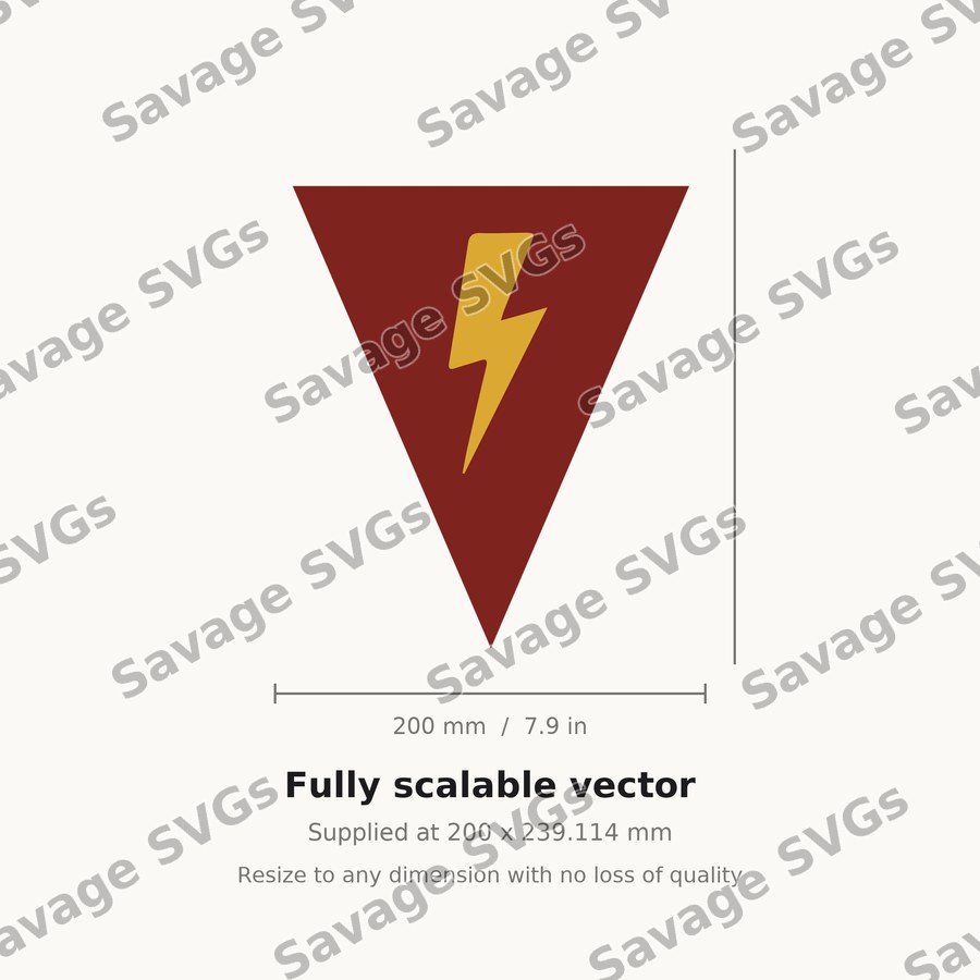 Lightning Bolt Pennant