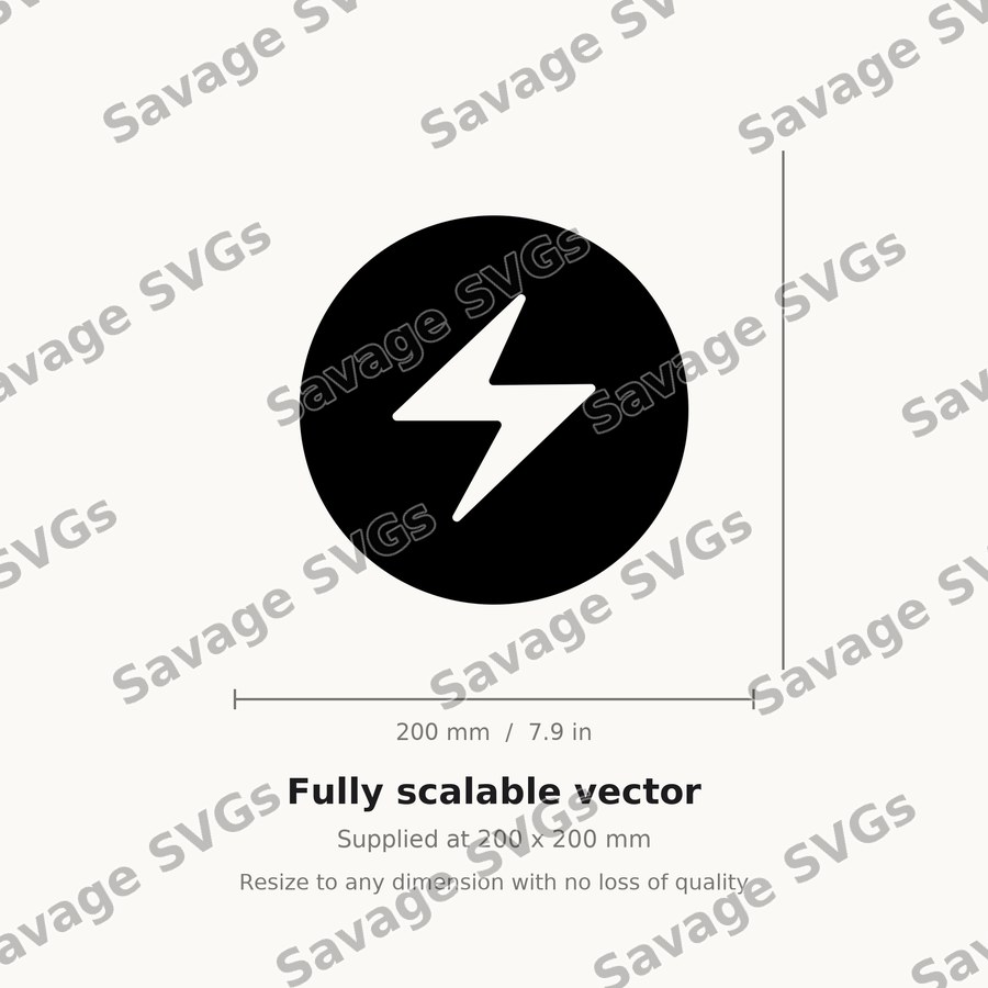 Lightning Bolt Circle